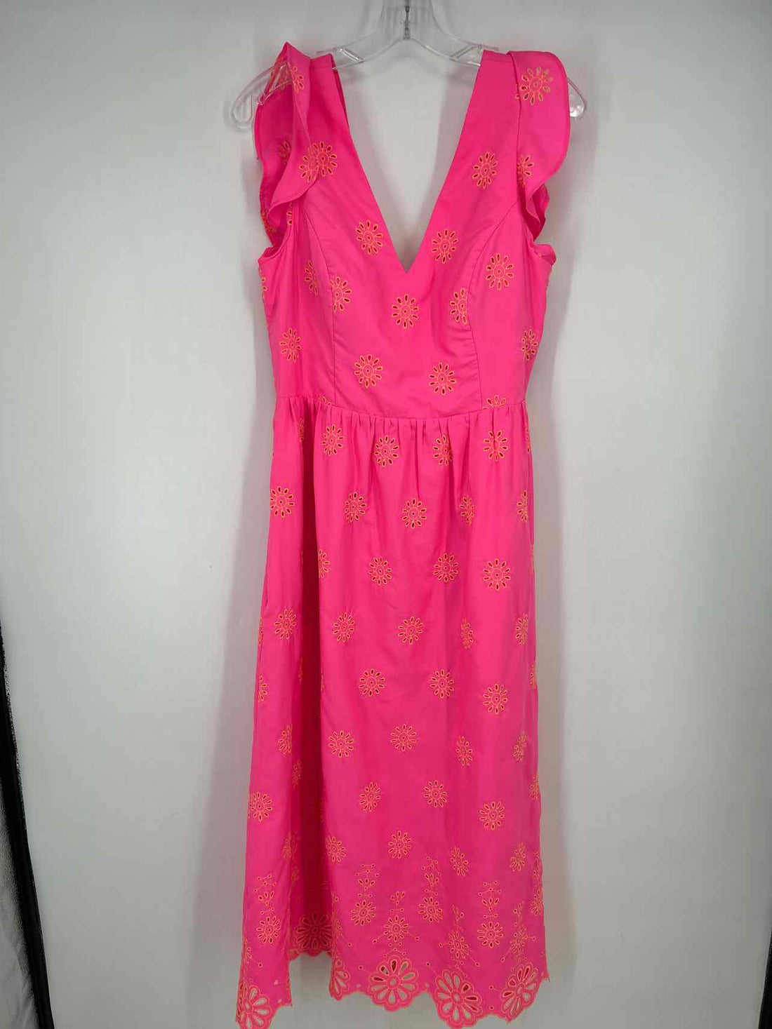 Lilly Pulitzer 8 Pink Eyelet Short Sleeve Lilly Pulitzer Dress