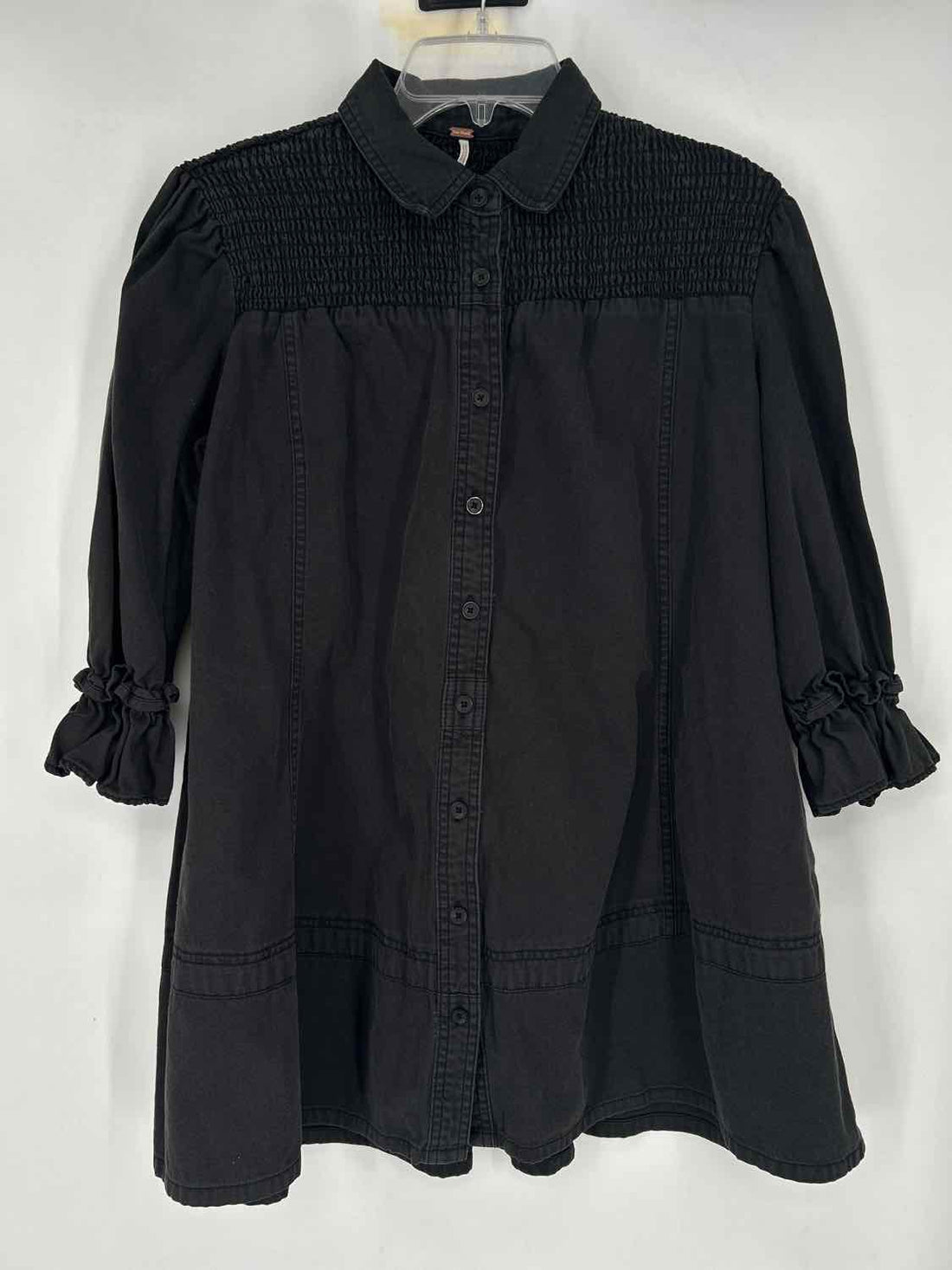 Free People Size S Black Long Sleeve Dress