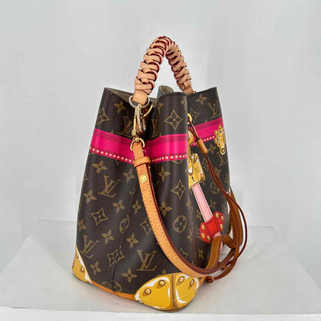 Louis Vuitton Summer Trunks  Monogram Coated Canvas & Leather Pre Owned LUXURY