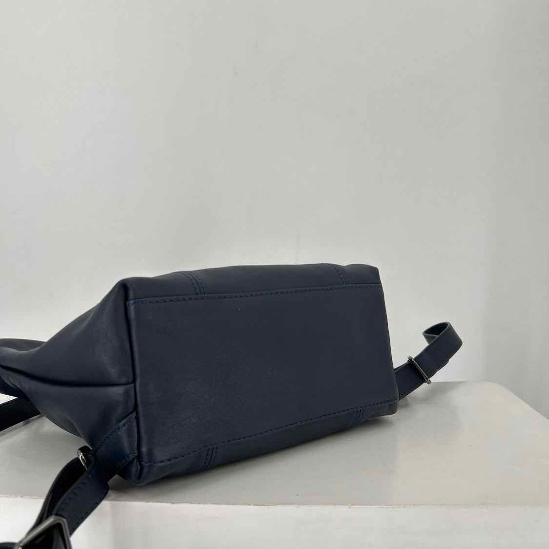 LongChamp Navy Leather New WO Tags Backpack