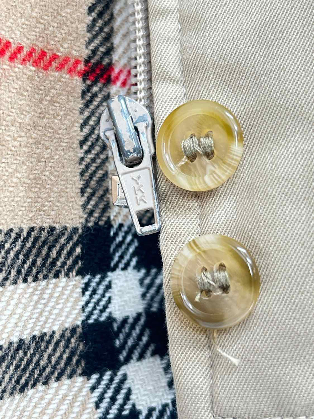 Burberry Size 10 Khaki Harrington Jacket