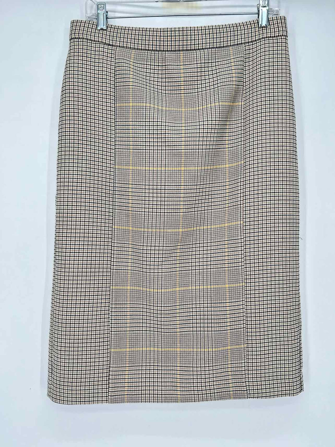 Ann Taylor Size 10 Tan Houndstooth Skirts