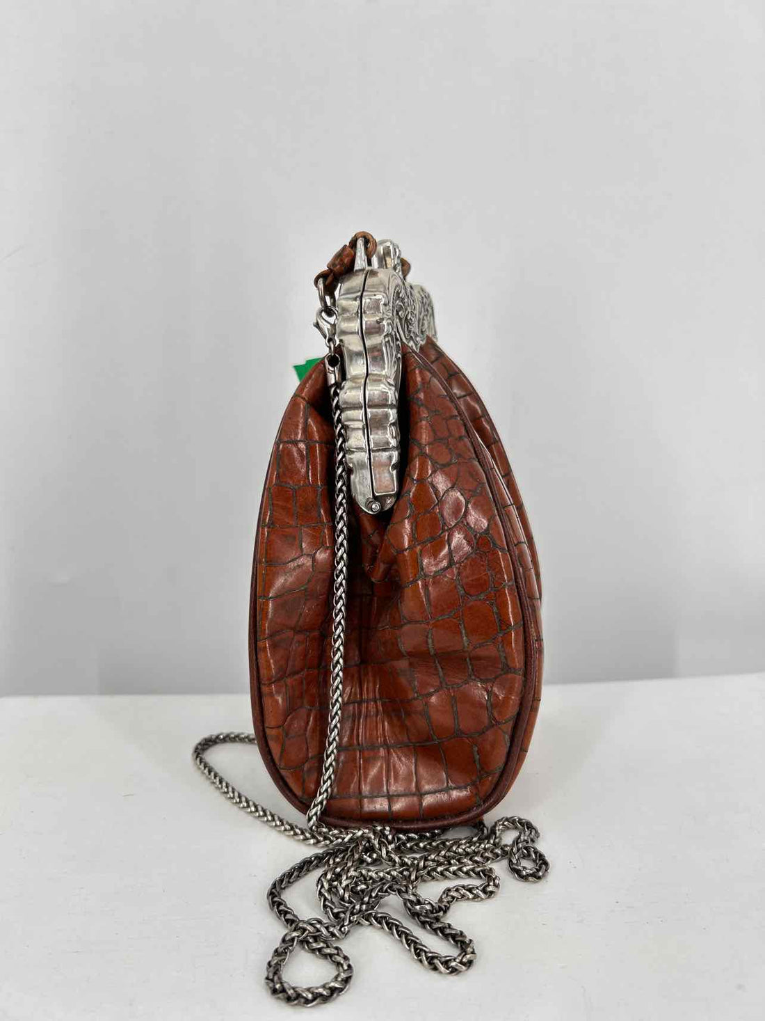 Mark Lifey Brown Croc Embossed Vintage Purse