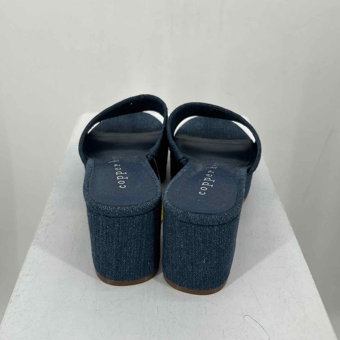 Copper Key Women Size 7 Denim Platforms