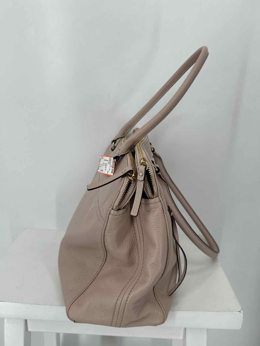 Kate Spade Cream Pebbled Leather Pre Owned Tote