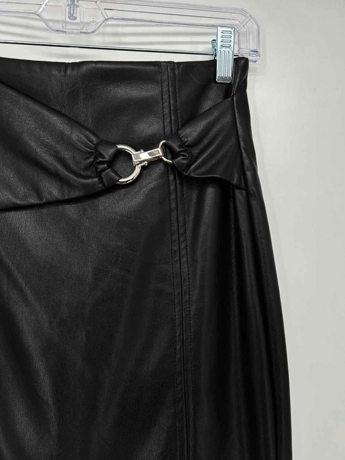 Guess Size 2 Black Faux Leather Skirts