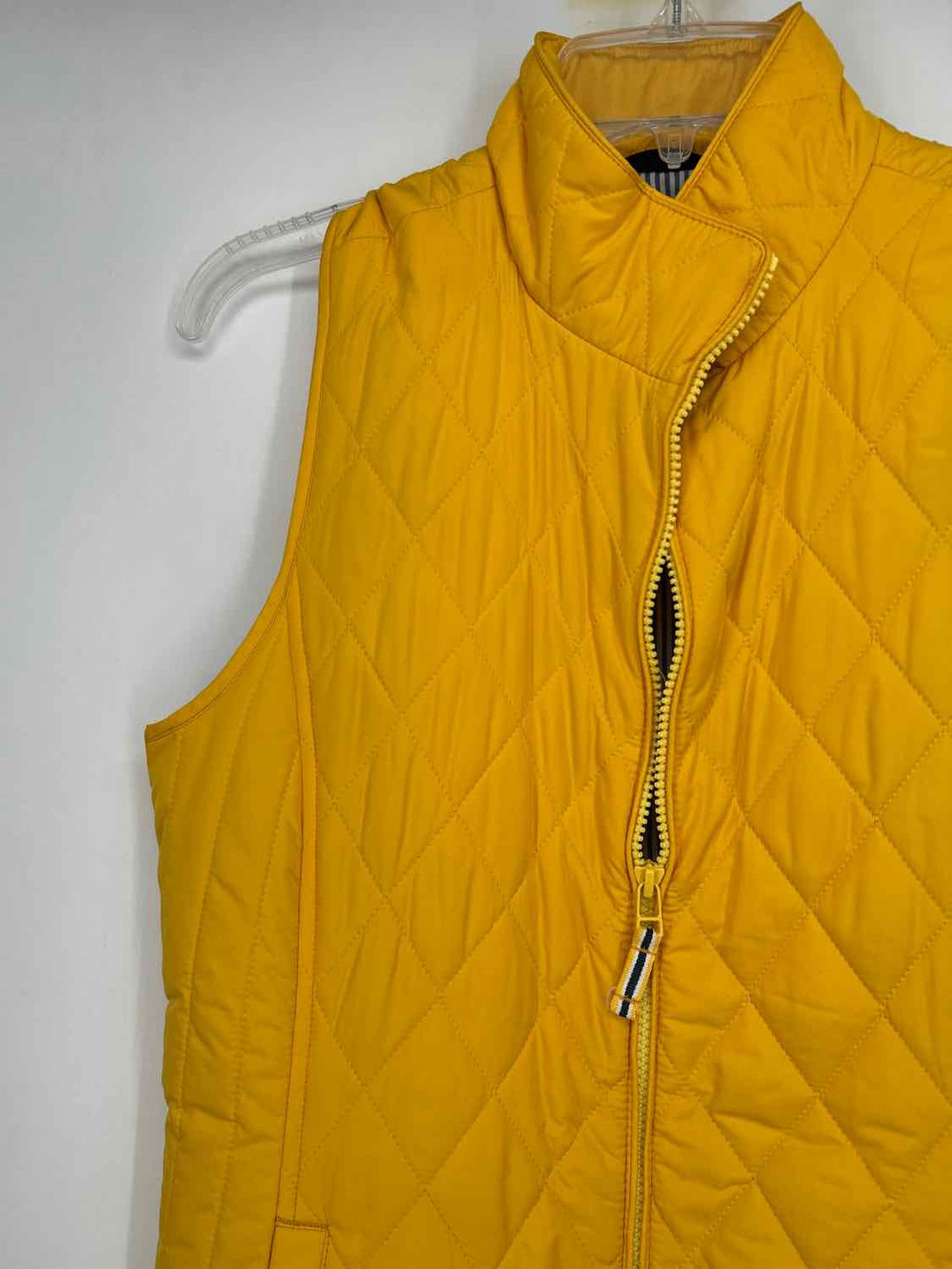 Talbots Size S Yellow Quilted Vest