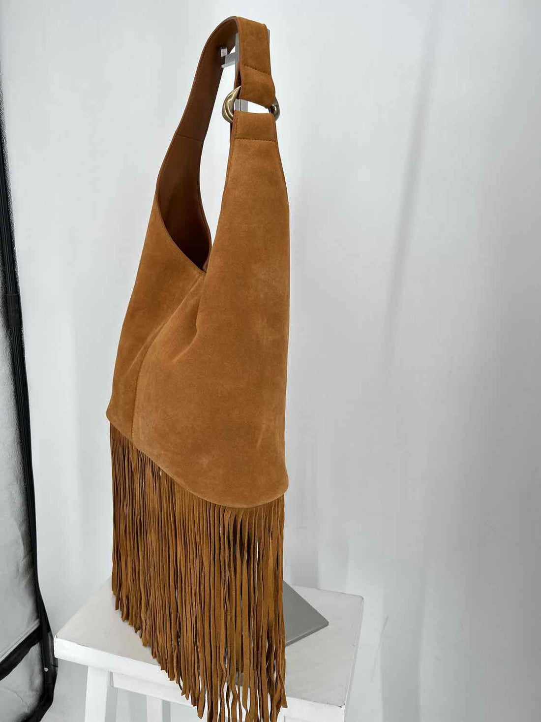 Jeffrey Campbell Camel Genuine Suede Excellent Condition Hobo