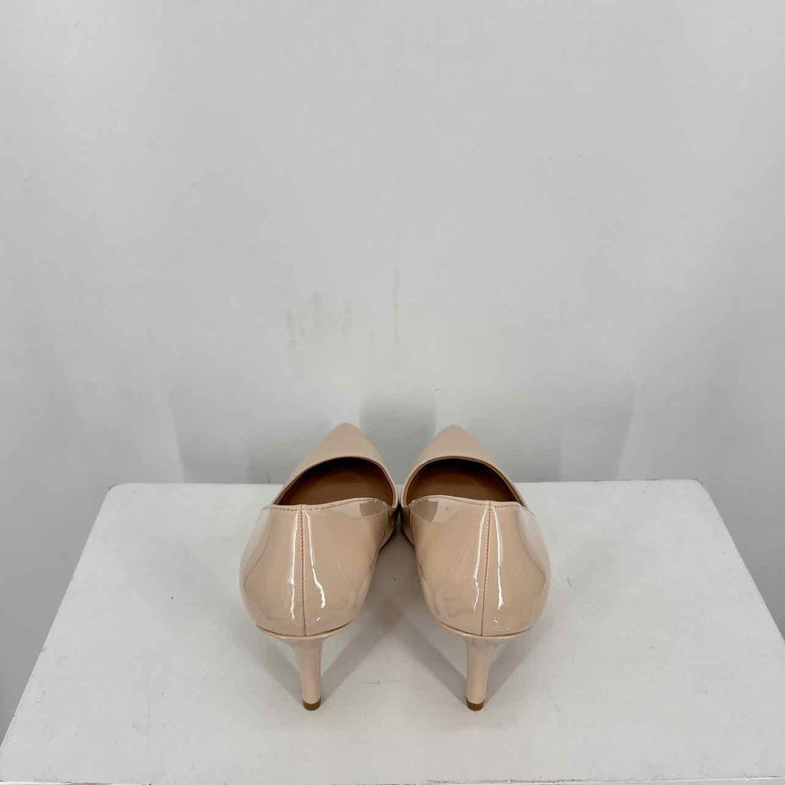 Kelly & Katie Women Size 8.5 Nude Patent Leather Heels