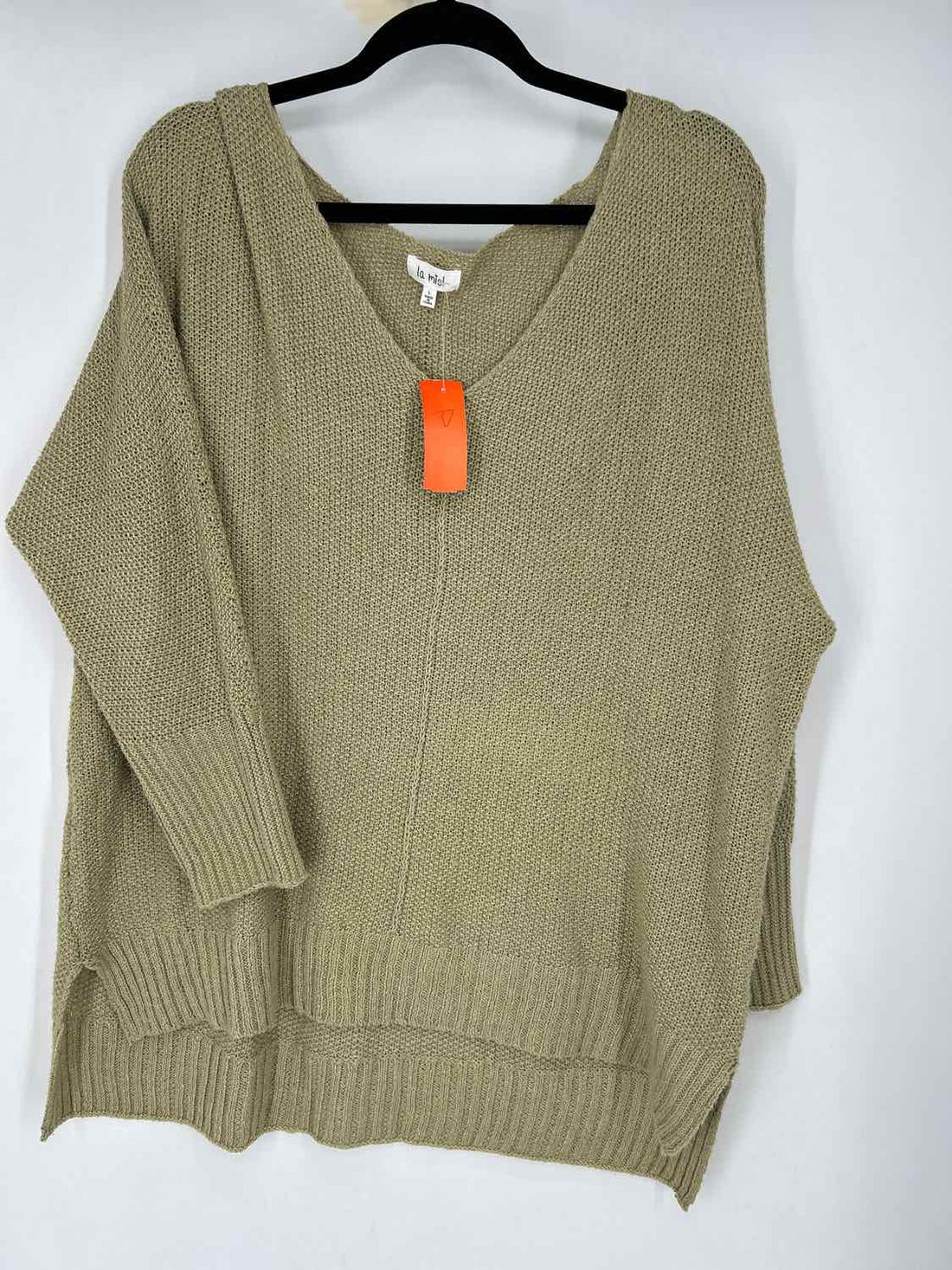 La Miel Size L Green Sweater
