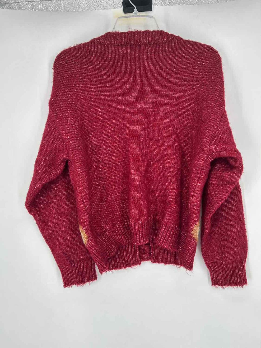 Sofie the Label Size M Maroon Cardigan