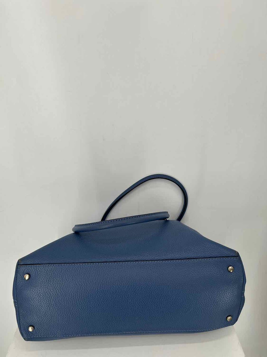 Kate Spade Blue Pebbled Leather Tote