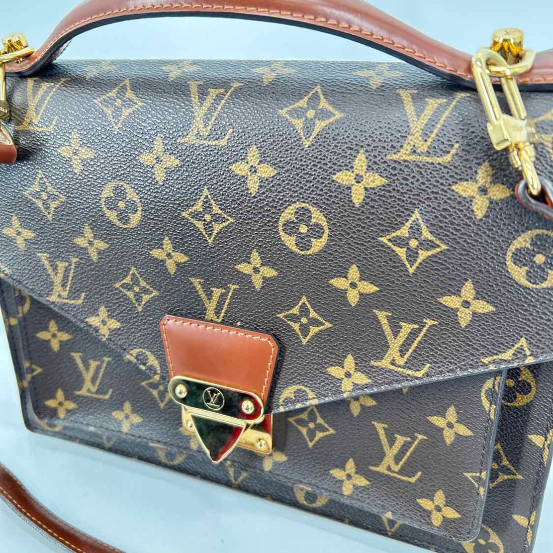 Louis Vuitton Monogram Coated Canvas & Leather LUXURY