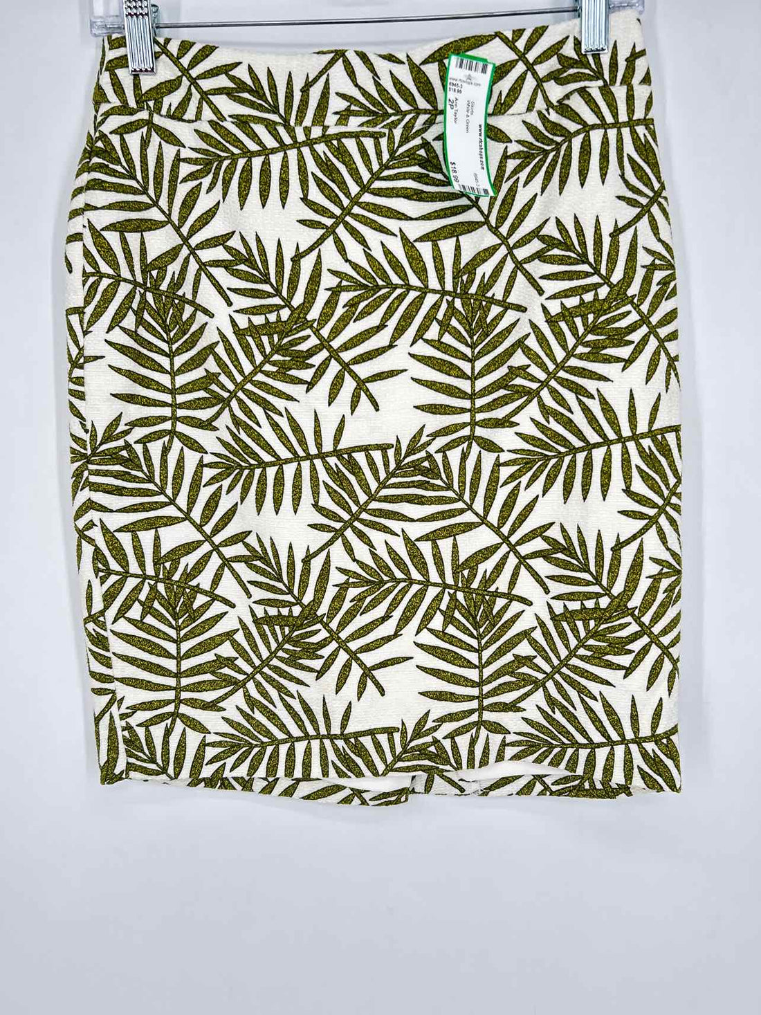 Ann Taylor Size 2P White & Green Skirts