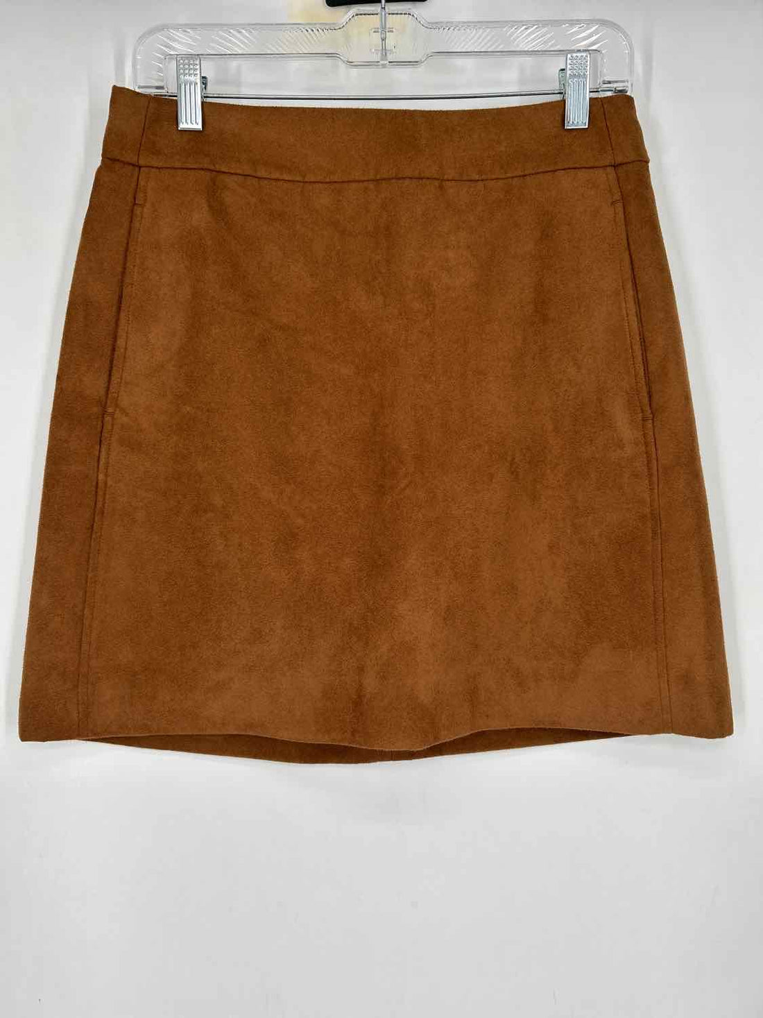 J Crew Size 8 Brown Faux Suede Skirts