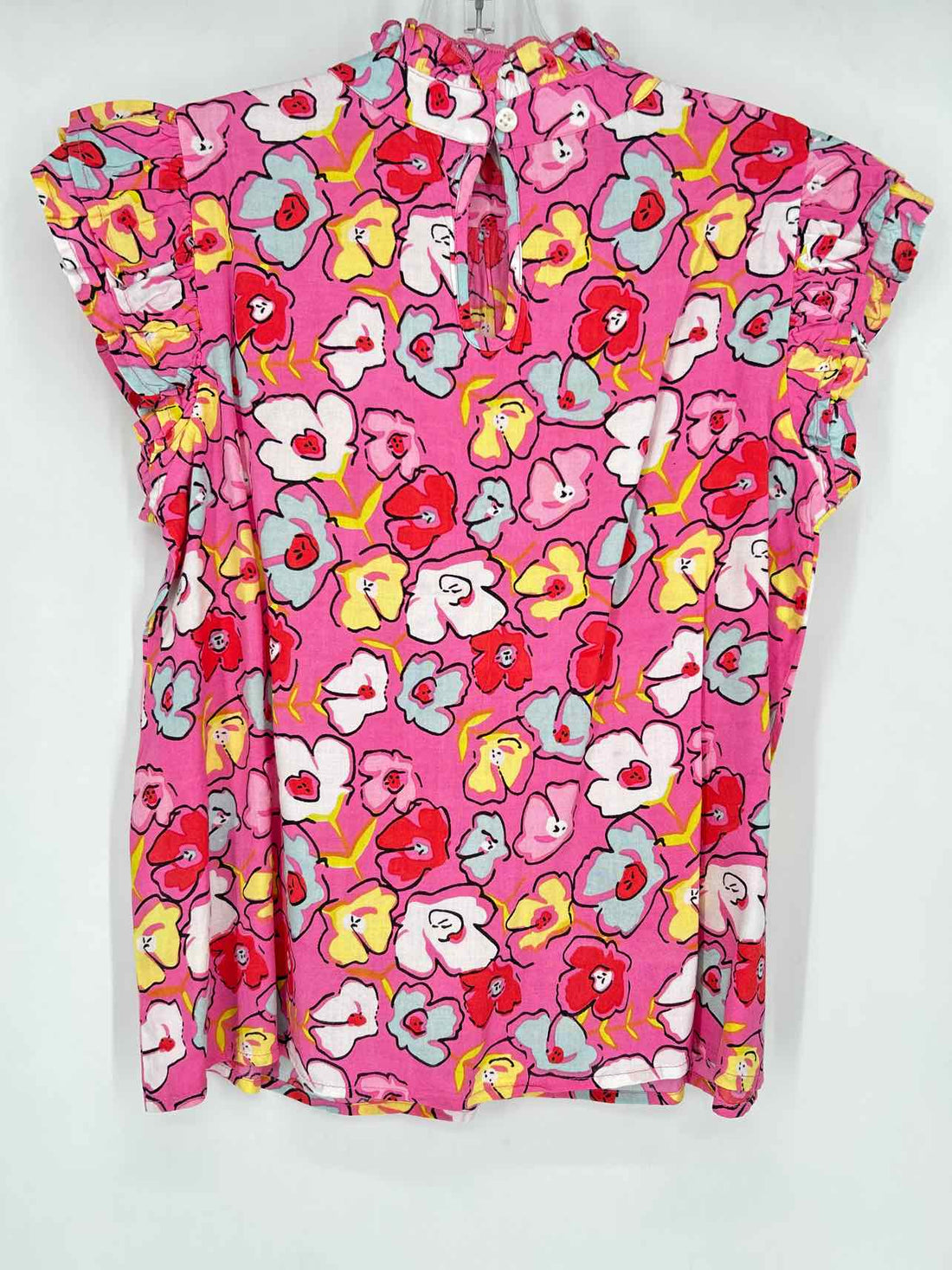 THML Size XS Pink Floral Short Sleeve