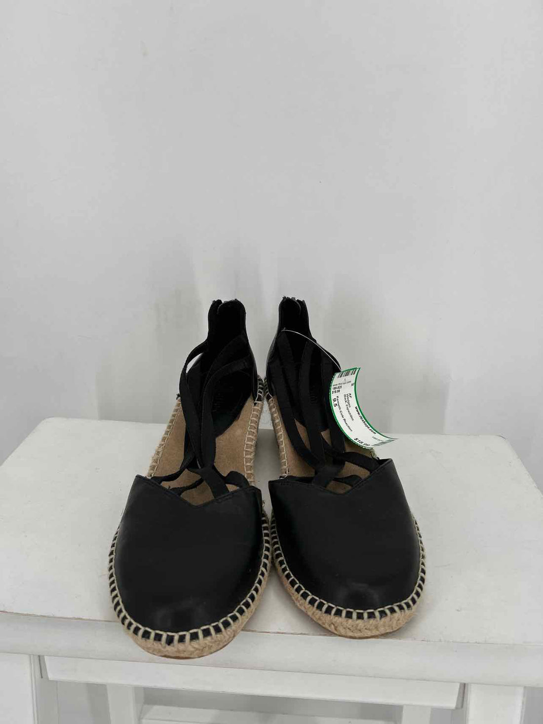 Kenneth Cole Reaction Women Size 9.5 Black Espadrilles Wedges