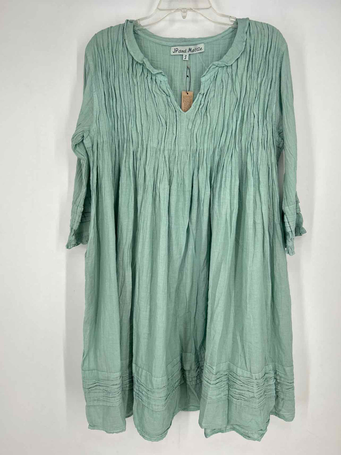 JP and Mattie Size S Mint Green Gauze NWT Dress