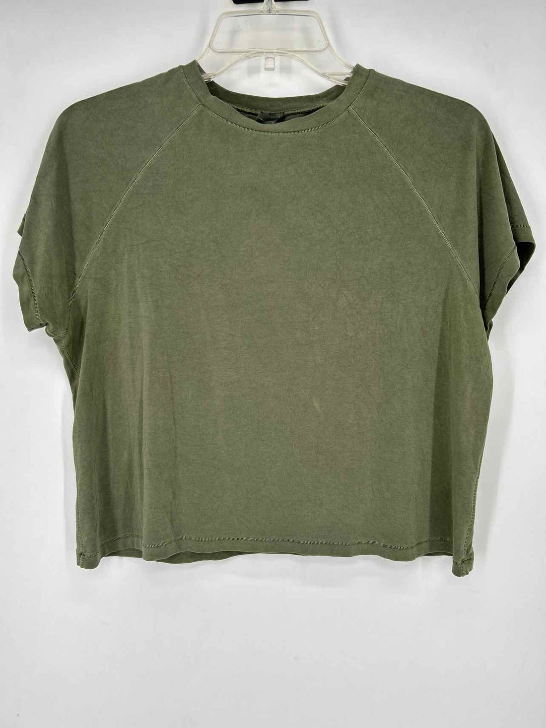 Skims Size 2X Olive Short Sleeve Top/Blouse