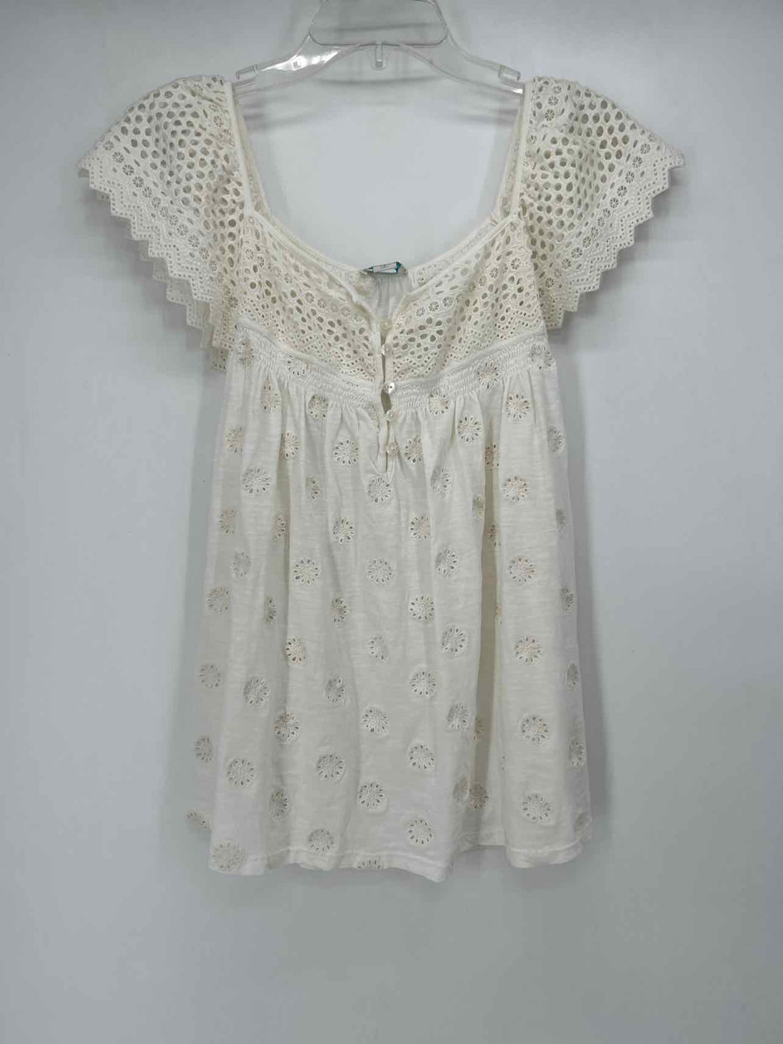 Sundance Size S White Short Sleeve