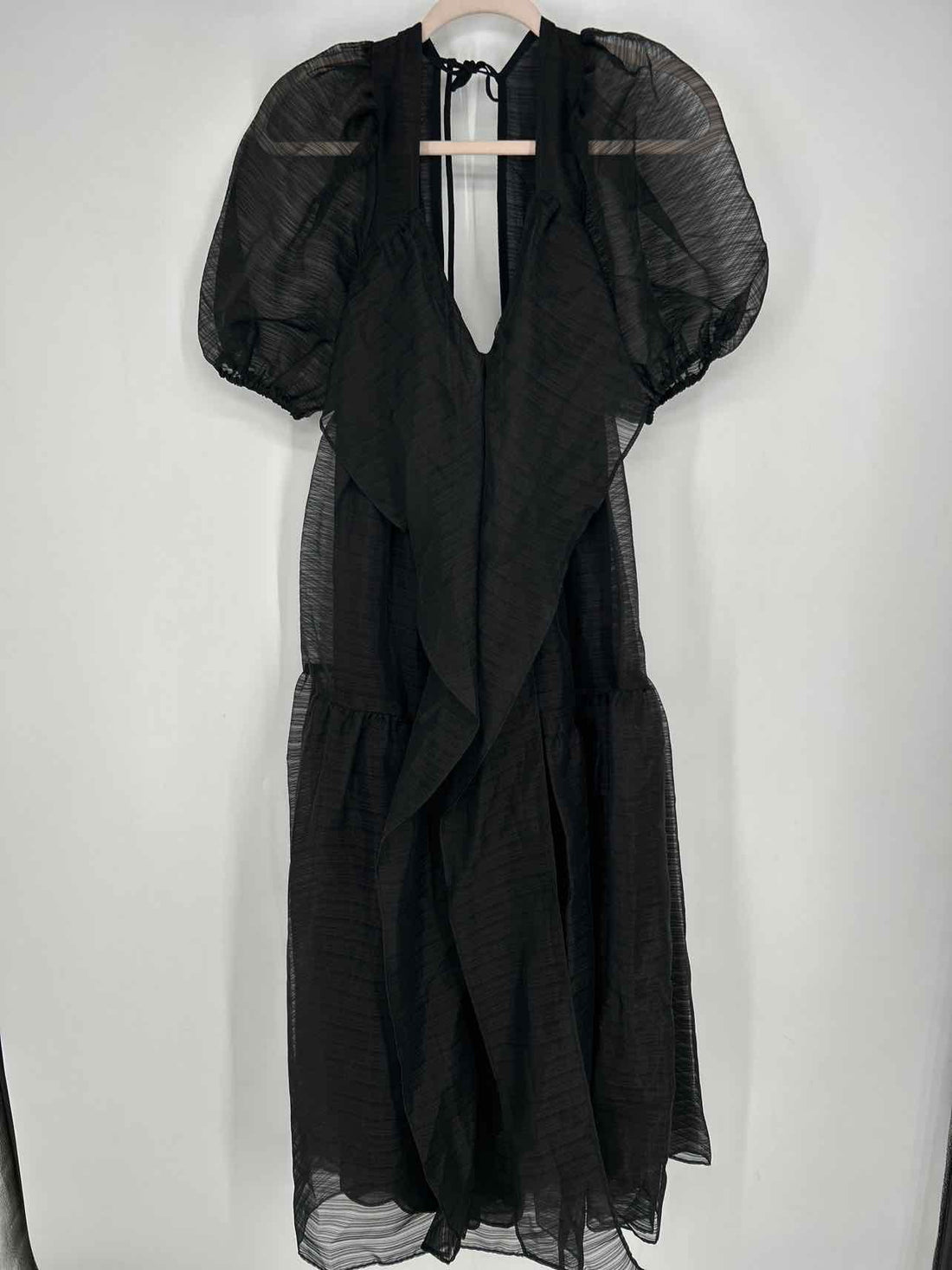 Free People Size 10 Black Short Sleeve Dress