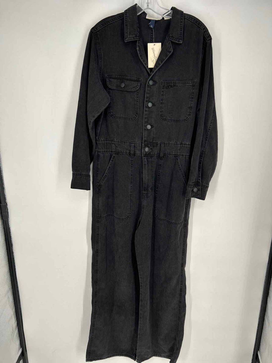 Universal Thread Size 12 Black Denim NWT Jumpsuit
