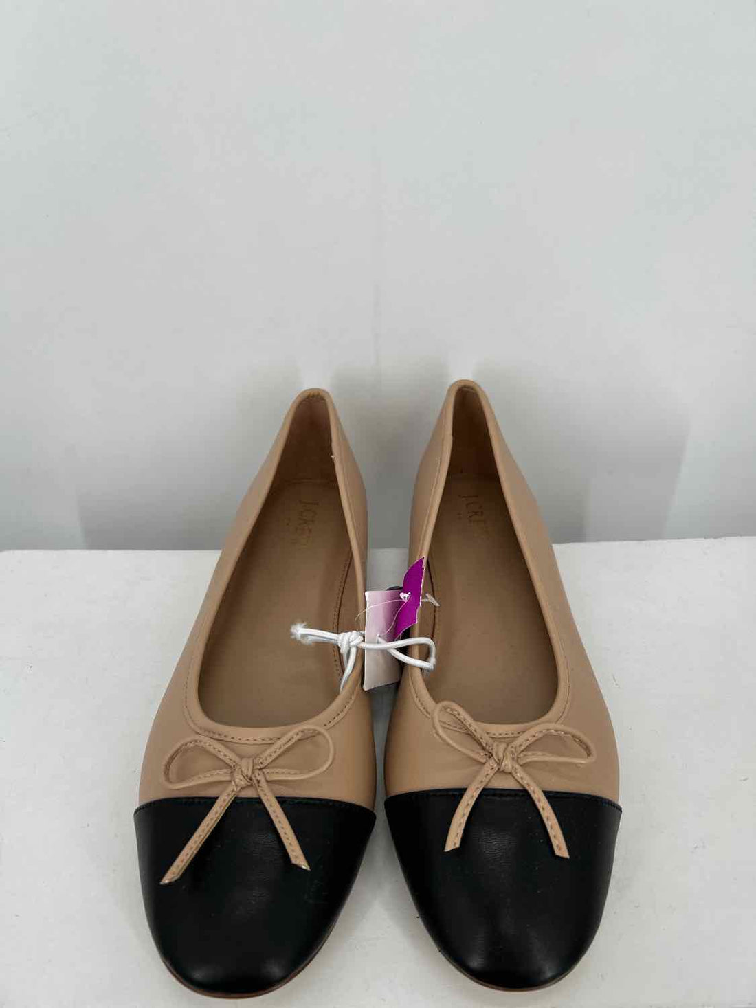 J Crew Women Size 10 Tan & Black NWT Flats