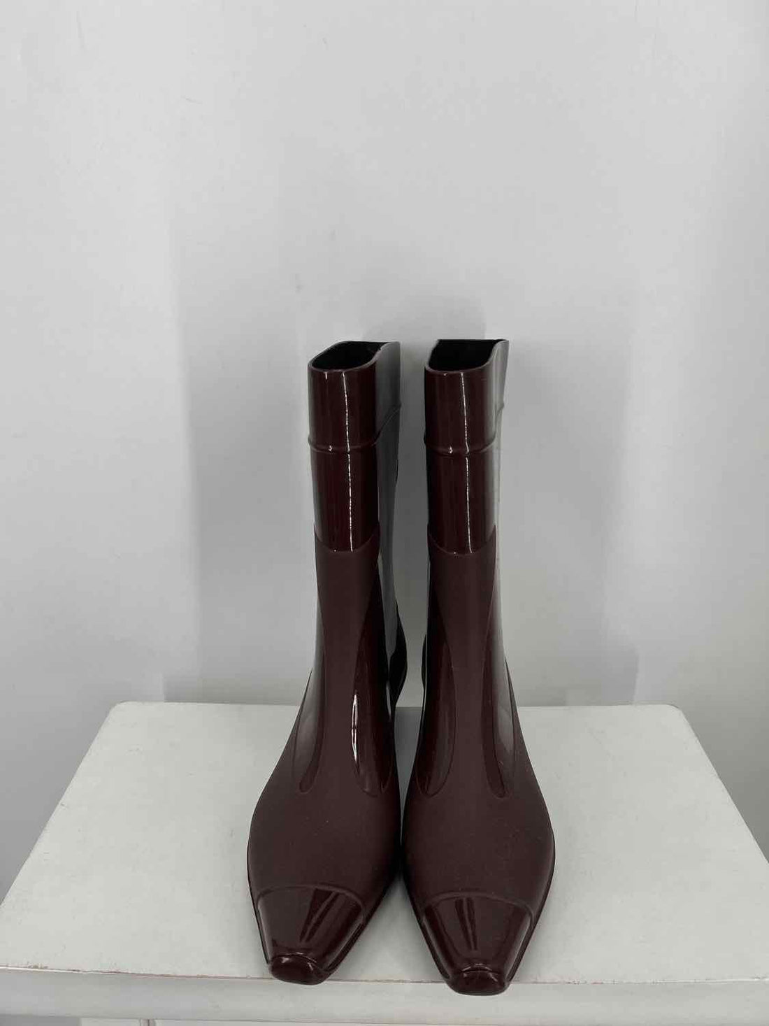 Jeffrey Campbell Women Size 8 Brown Like New Rain Boot