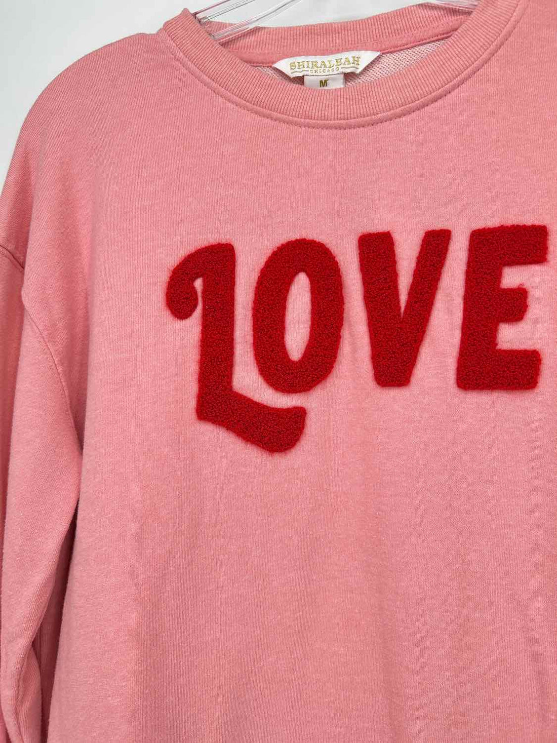 Shiraleah Size M Pink & Red Sweatshirt