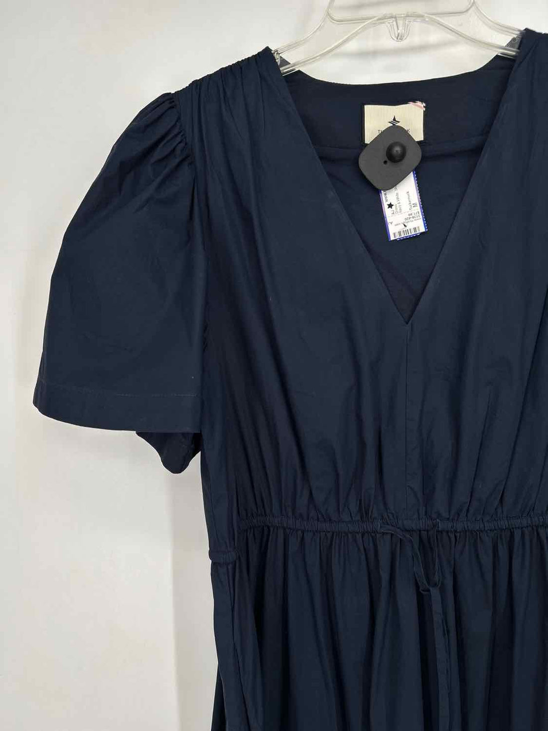 Tuckernuck Size M Navy & White Short Sleeve Dress