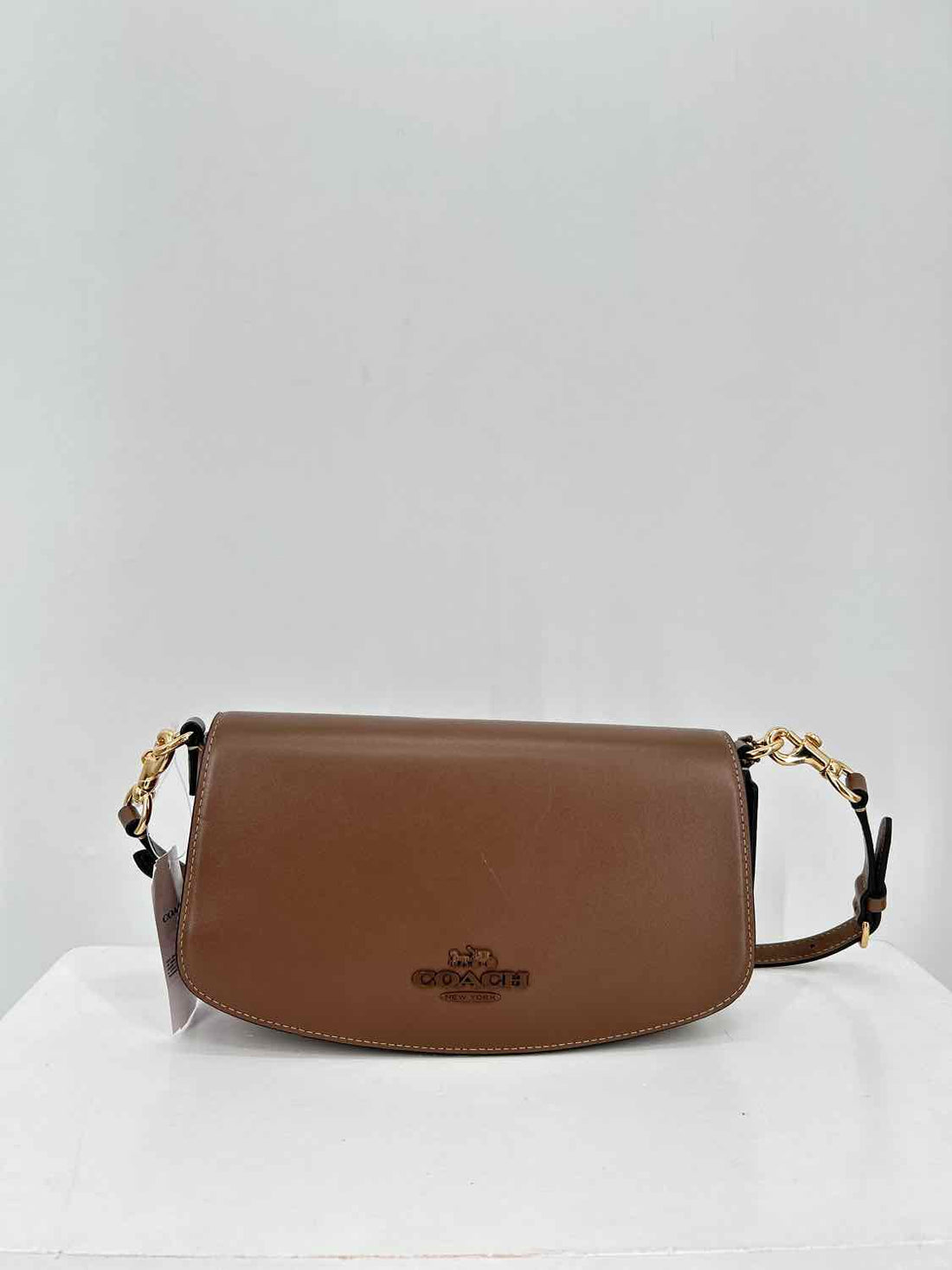Coach Taupe Leather New Shoulder