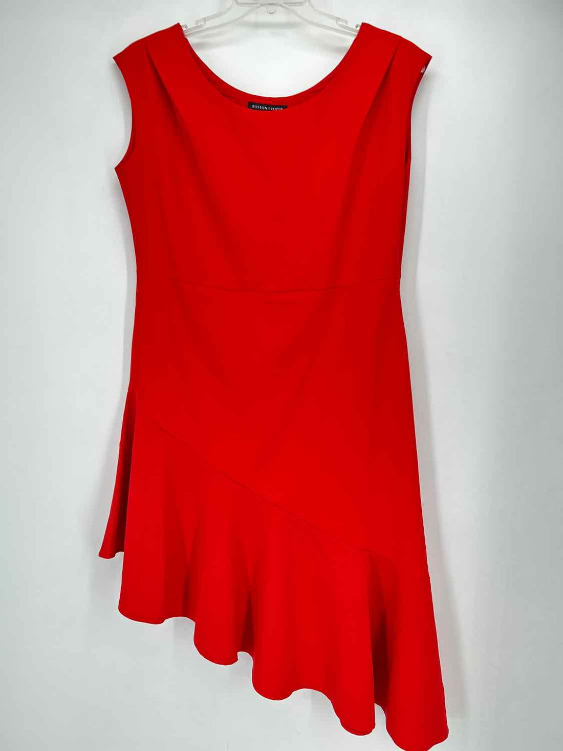 Boston Proper Size 14 Red Sleeveless Dress