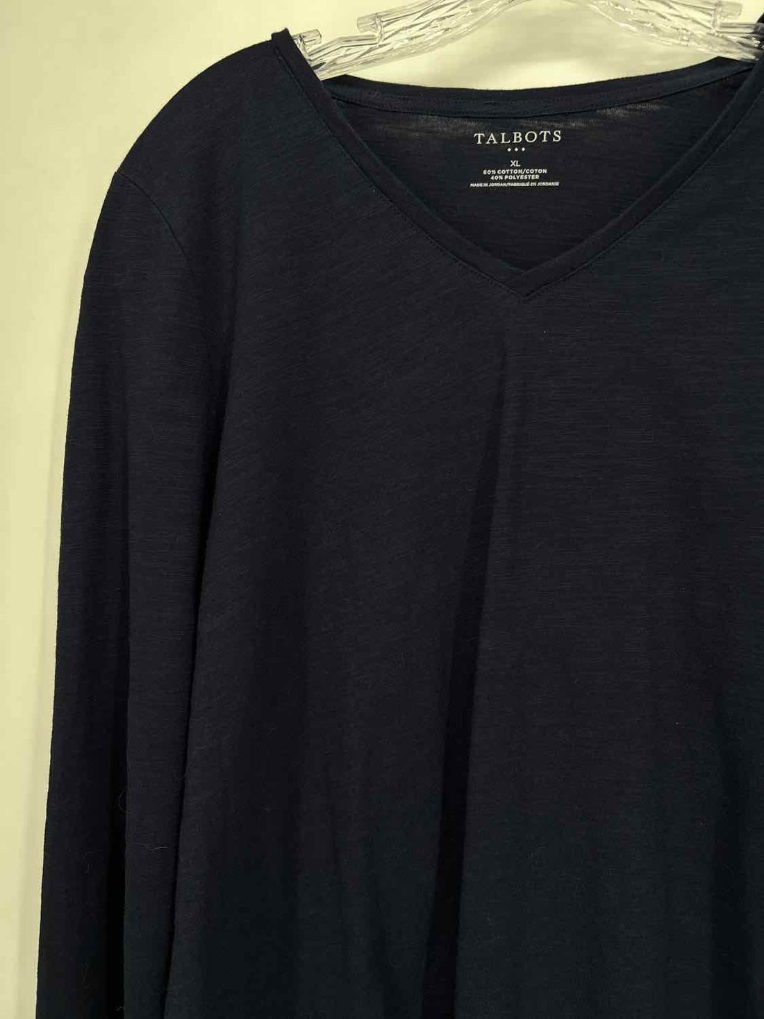 Talbots Size XL Navy Long Sleeve