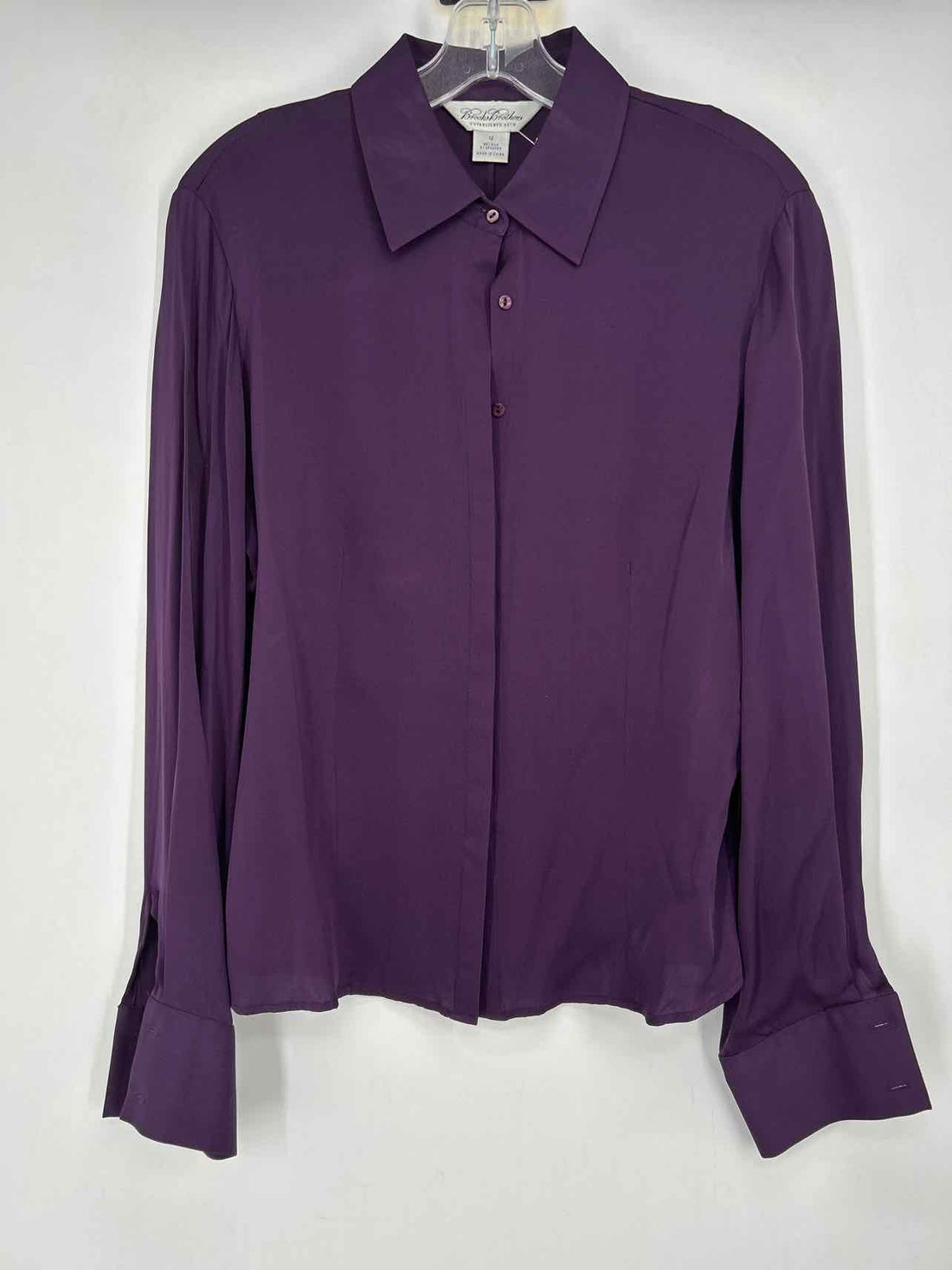 Brooks Brothers Size 12 Purple Long Sleeve
