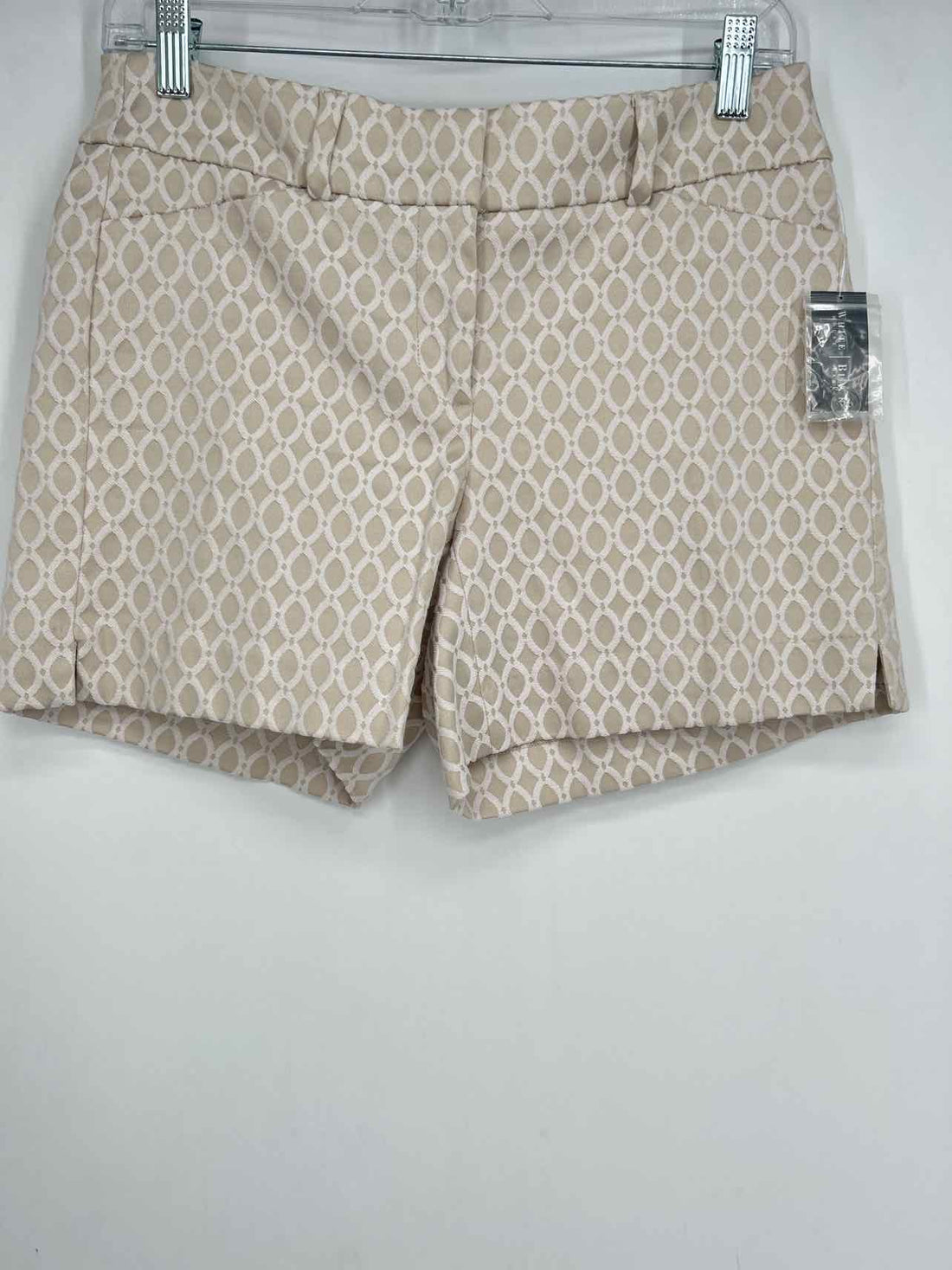 White House Black Market Size 4 Khaki & White NWT Shorts