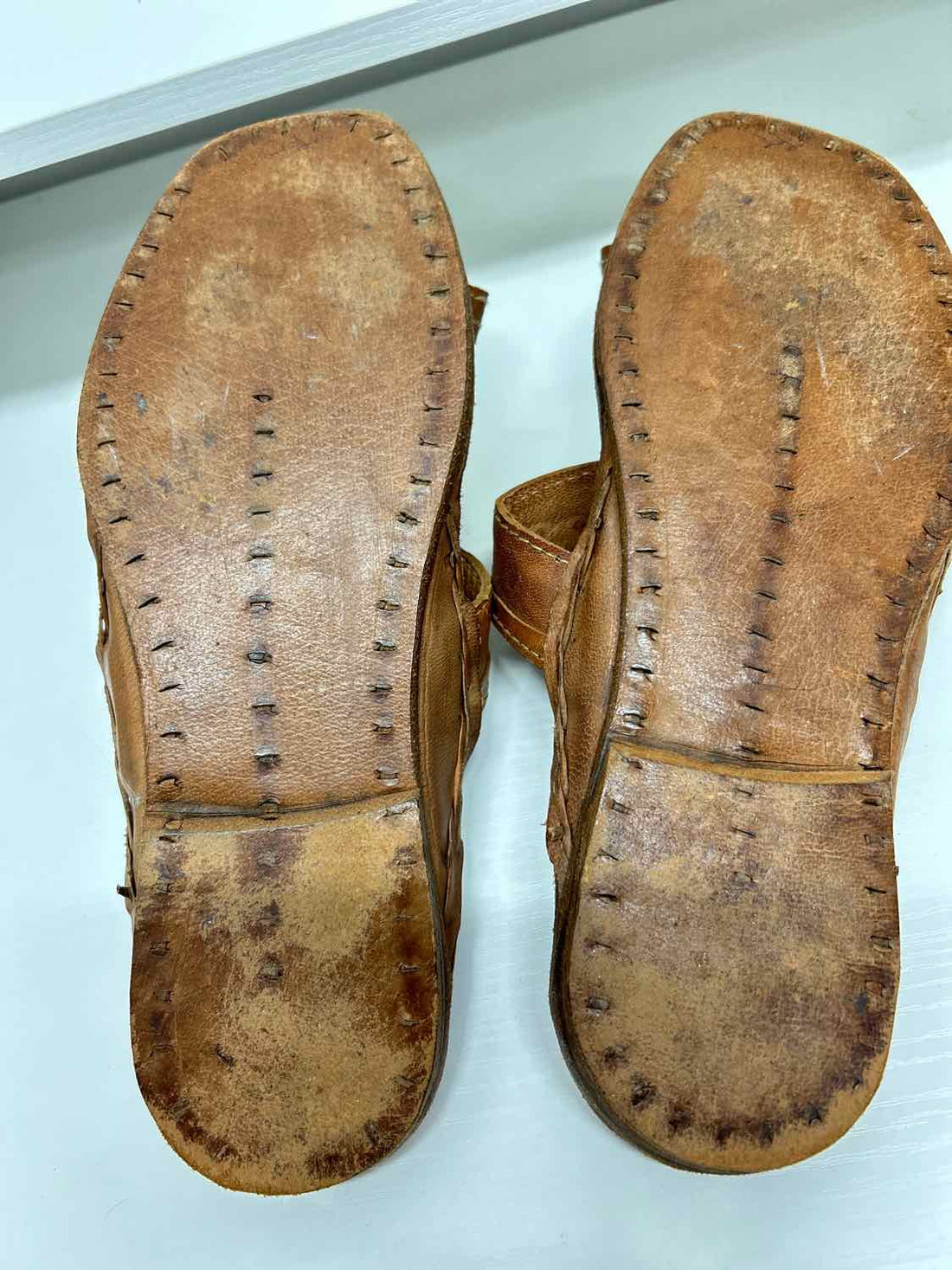Kolhapuri Chappal Women Size 7 Brown Handmade Sandals