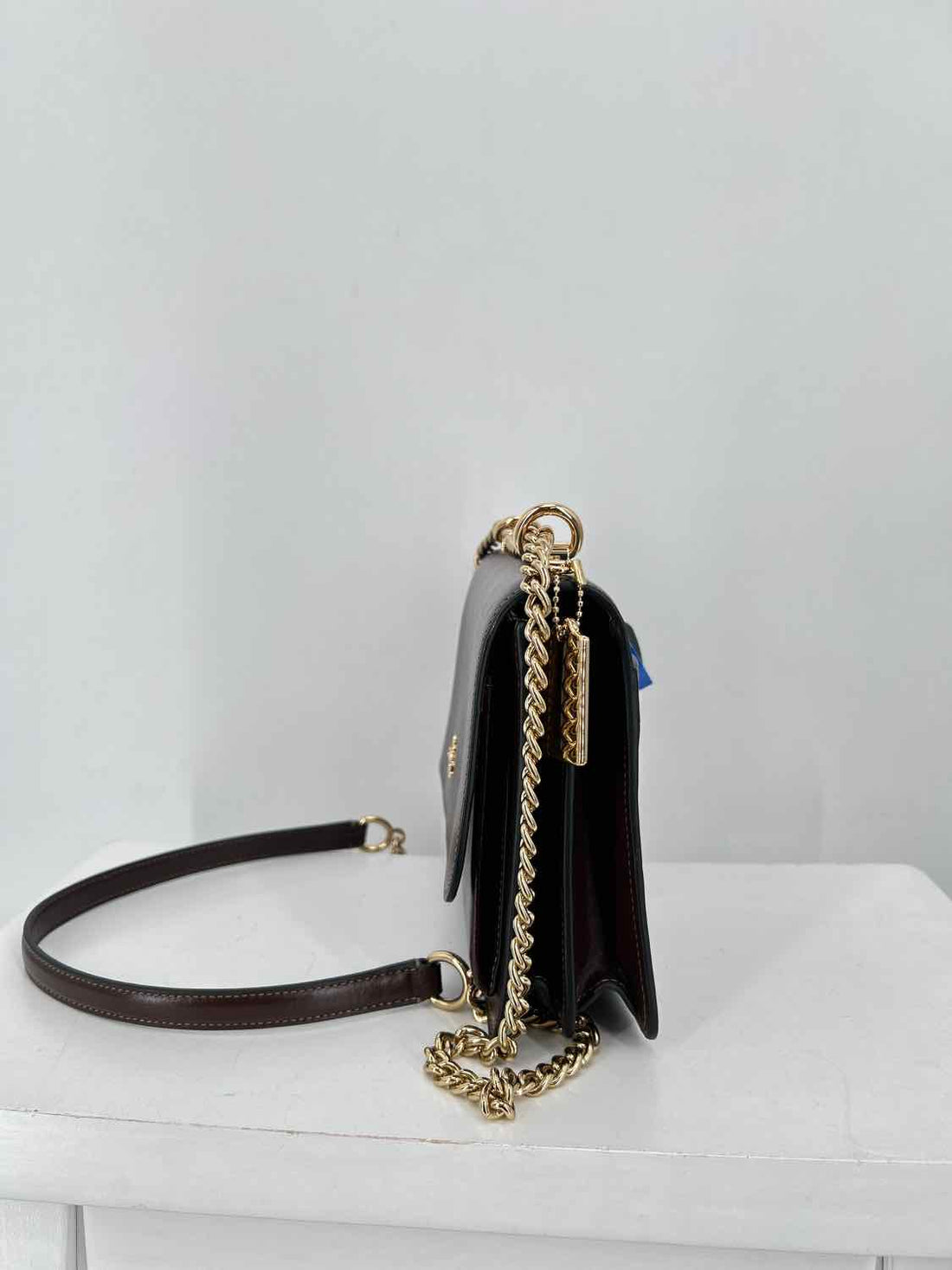 Coach Dark Brown Leather Crossbody