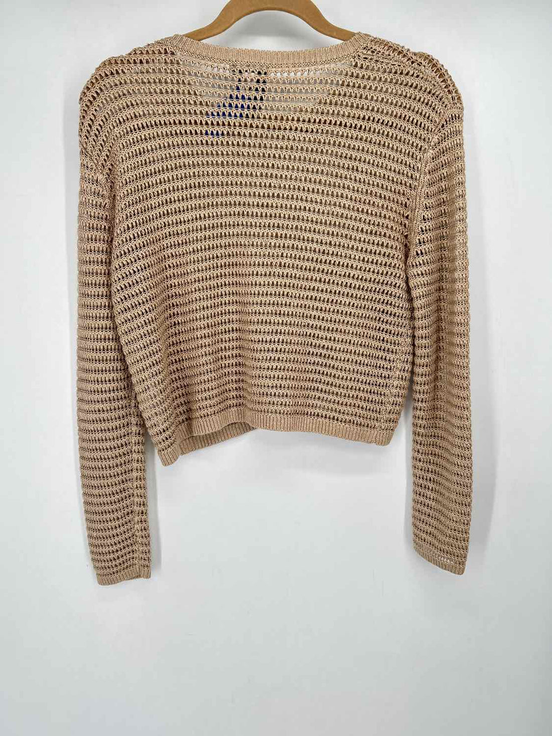 Reiss Size S Khaki Open Knit Sweater