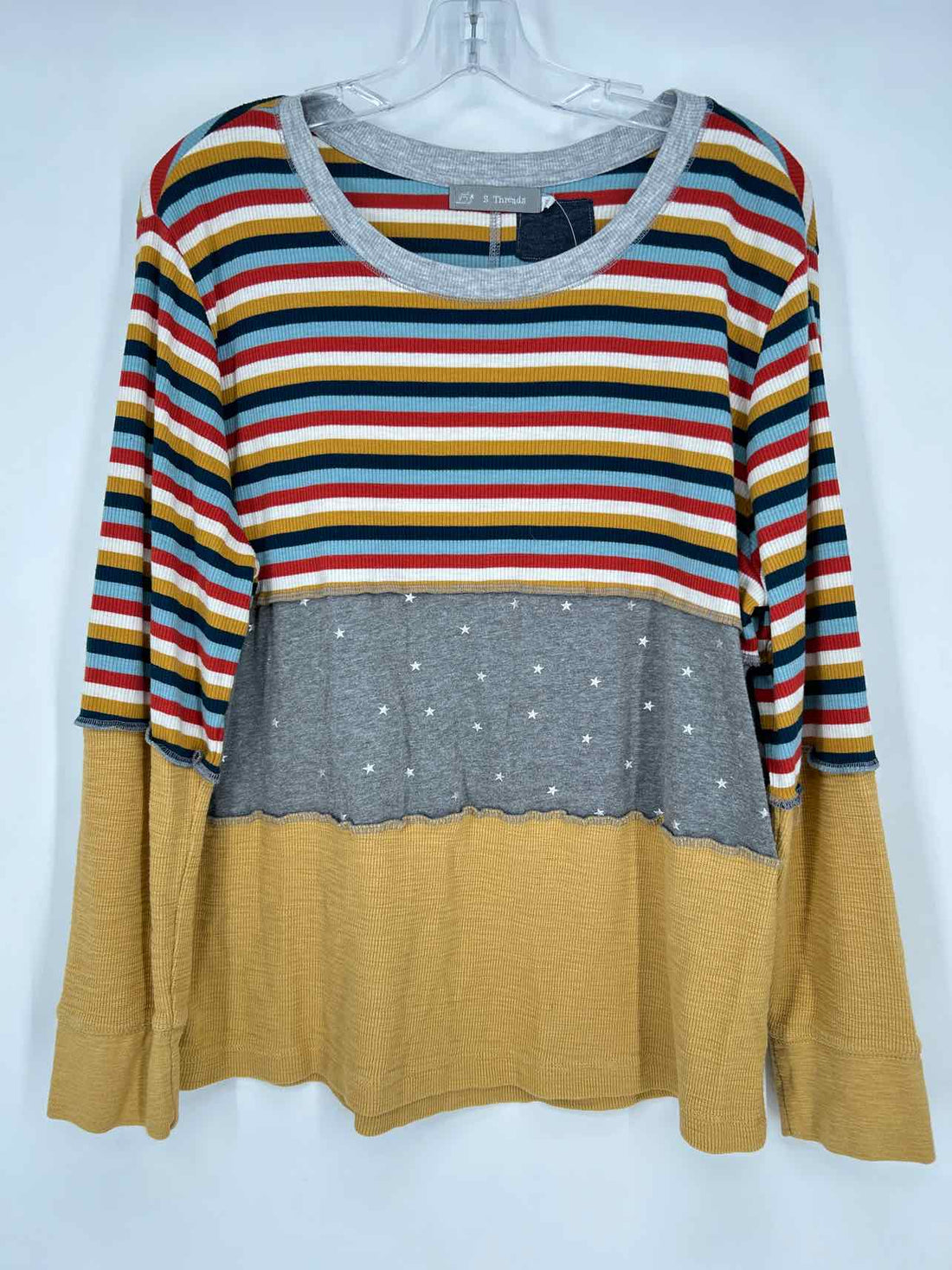 Sacred Threads Size XXL Multi Striped Top/Blouse