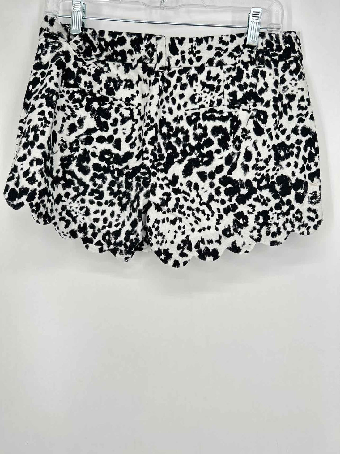 J Crew Size 2 Black & White Leopard Shorts