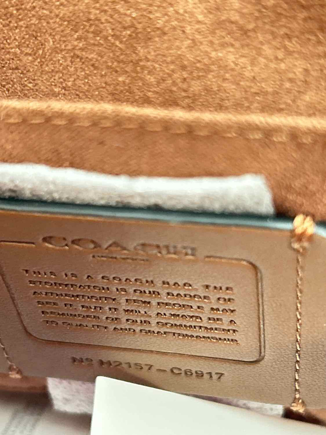 Coach Monogram Leather Pre Owned Crossbody
