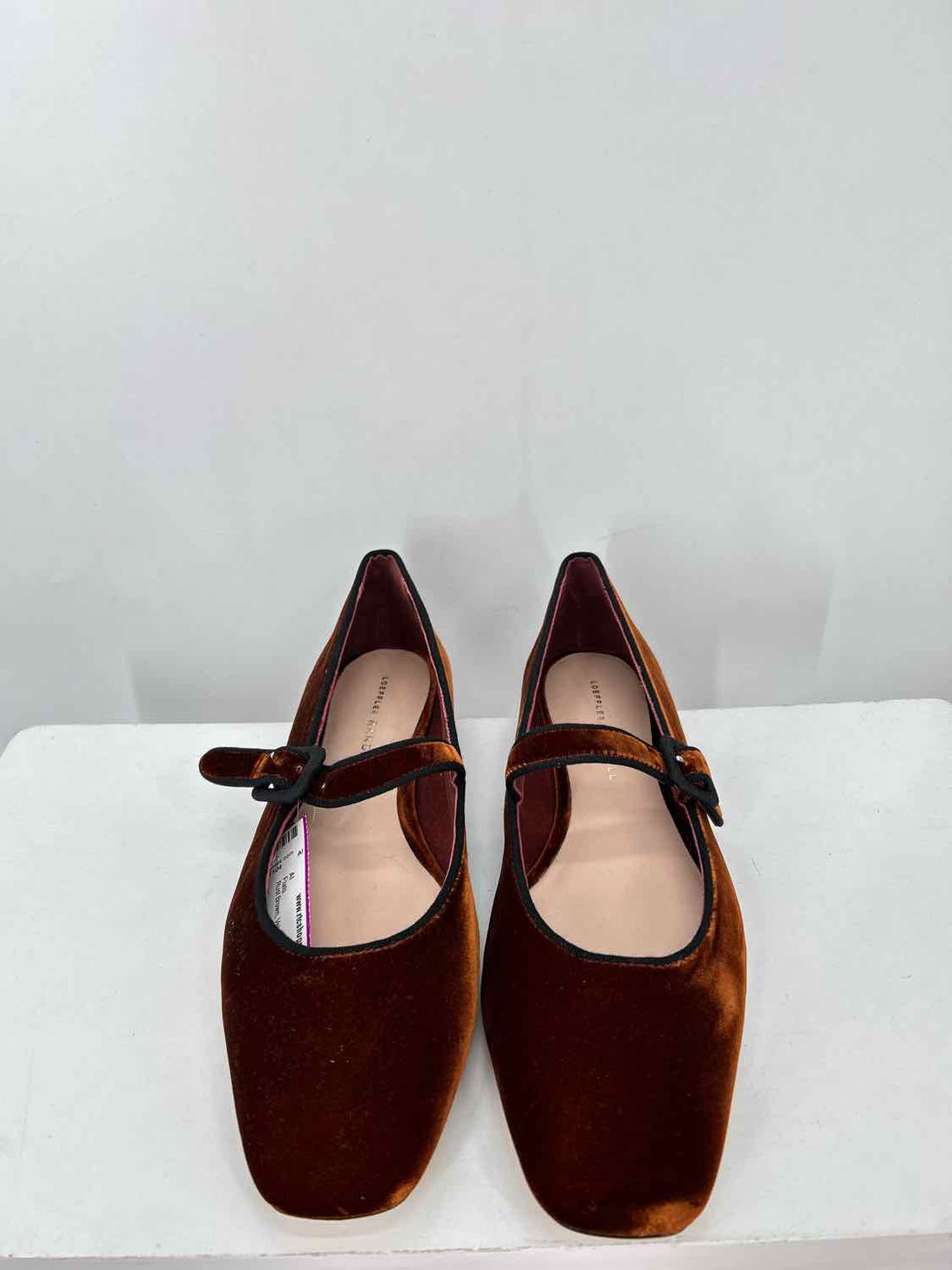 Loeffler Randall Women Size 8.5 Rust Brown Velvet Flats