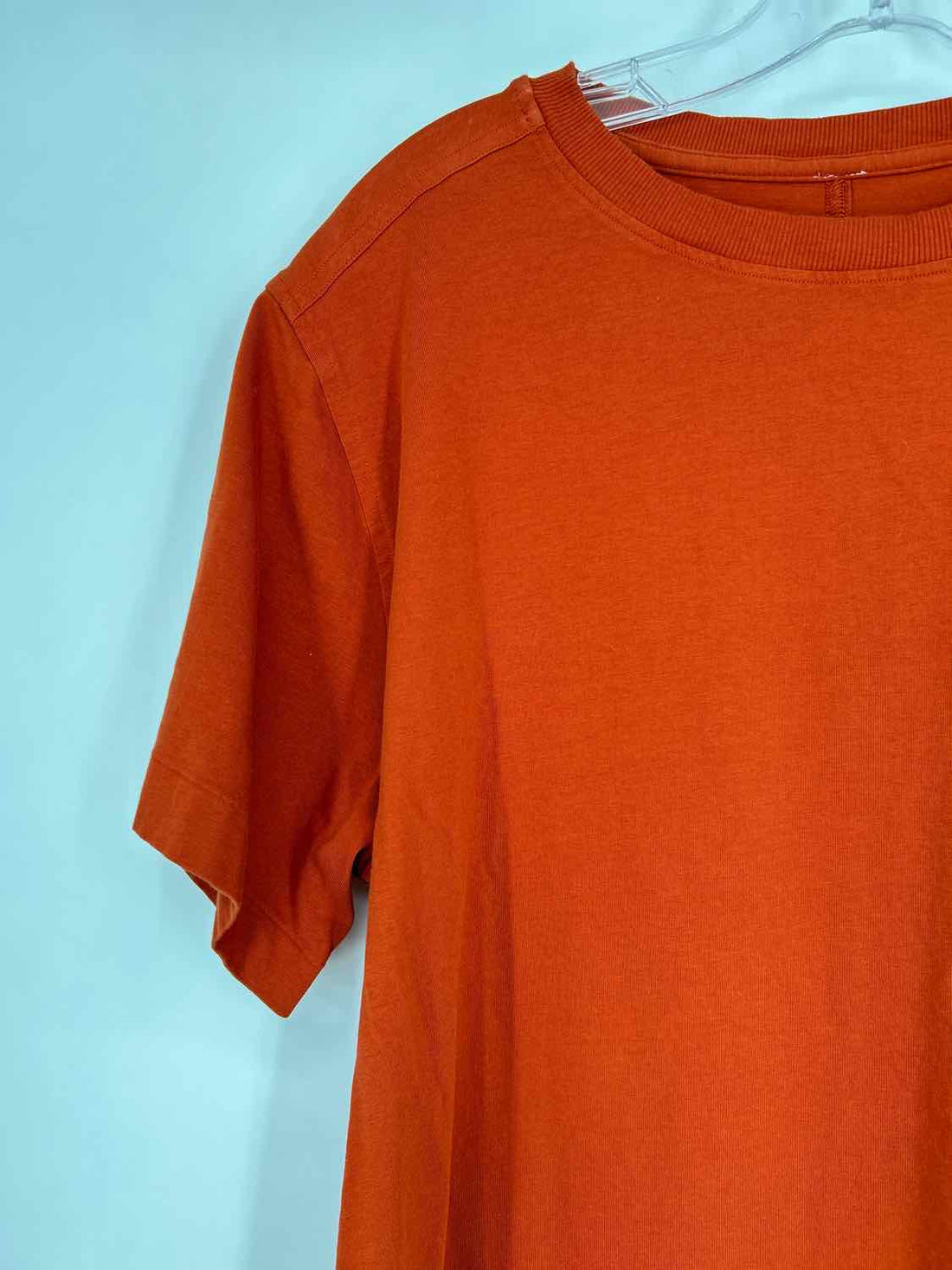 Lululemon Size L Rust Short Sleeve Active Tops