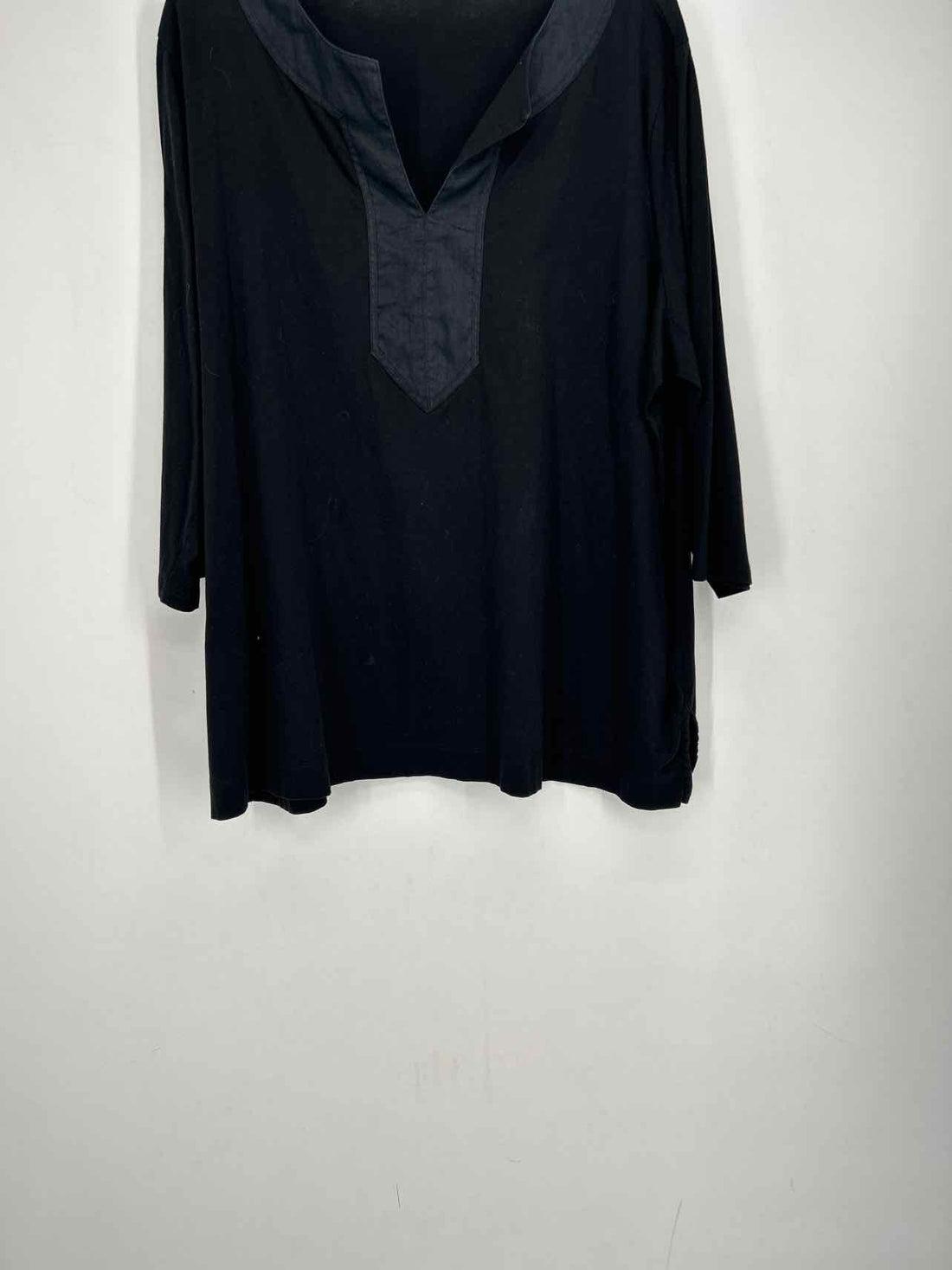 Lauren Ralph Lauren Size 3X Black Top/Blouse
