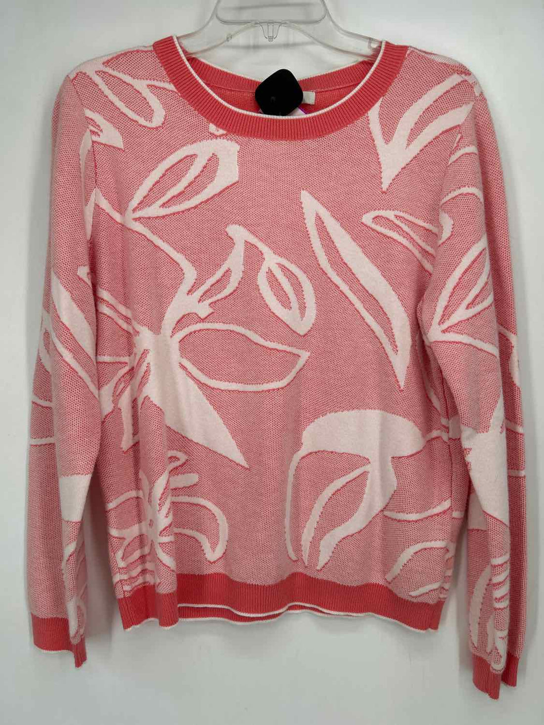 Tyler Boe Size M Pink & White Print Sweater