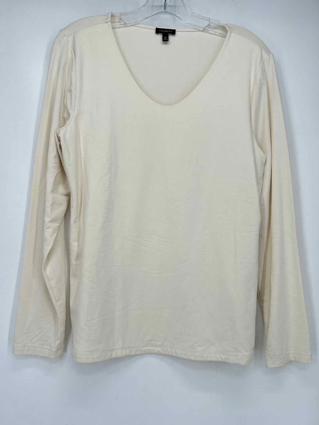 Talbots Size M Ivory Long Sleeve