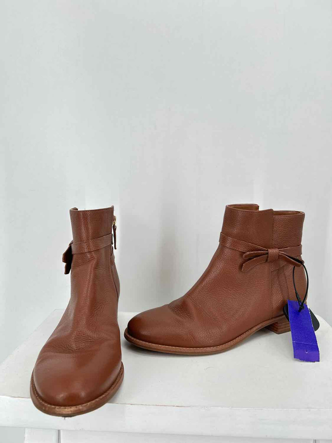 Talbots Women Size 9.5 Brown Leather Ankle Boot