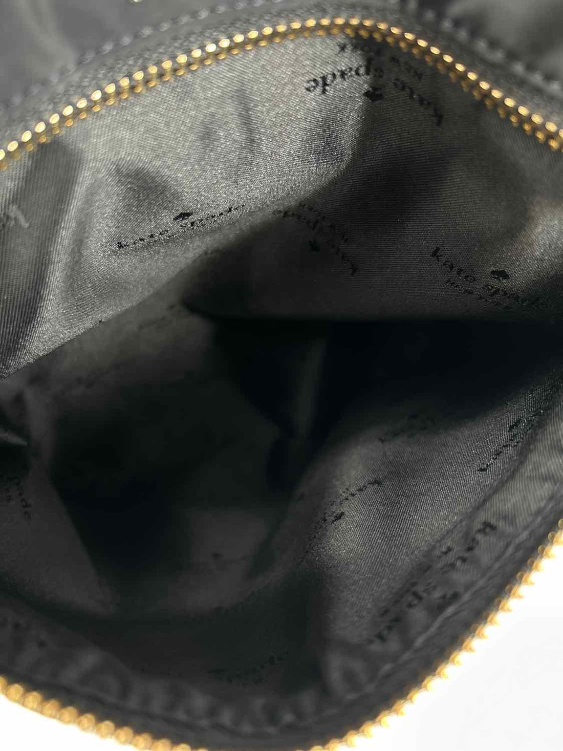 Kate Spade Black Quilted Nylon Excellent Condition Backpack