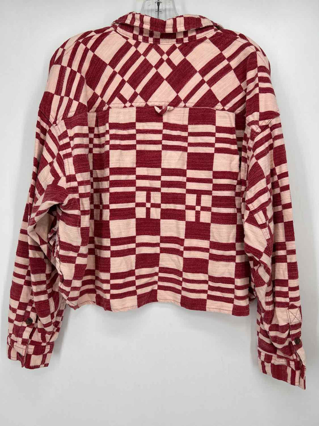 BDG Size S Red Print NWT Shacket
