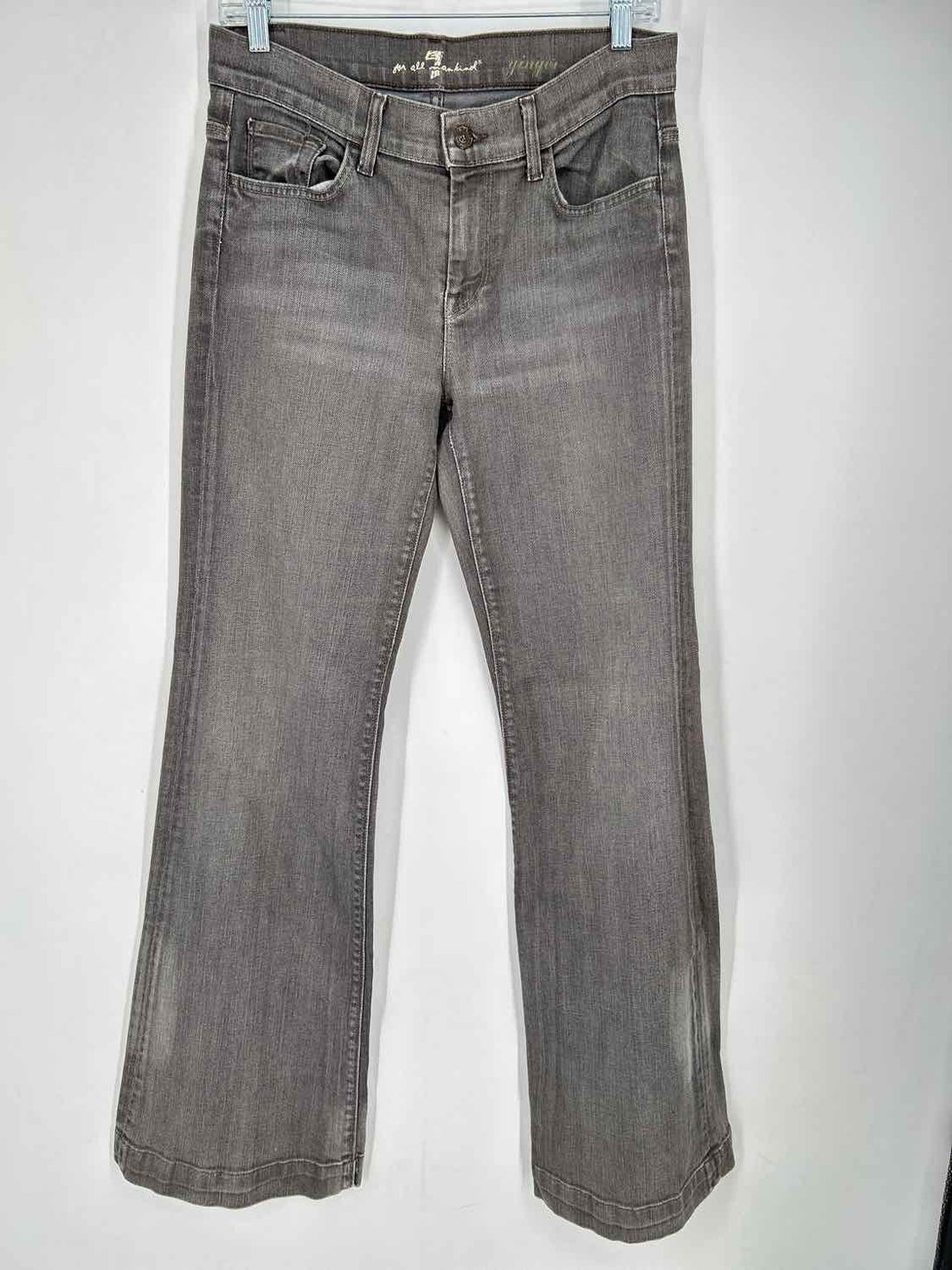 7 For All Mankind Size 30 Light Gray Jeans